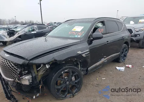 2024 Genesis Gv80 3.5T Prestige Signature Awd from USA, damaged, VIN KMUHCESC2RU173018